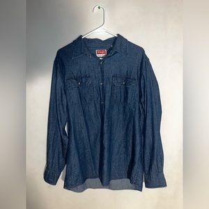 Wrangler coors denim shirt